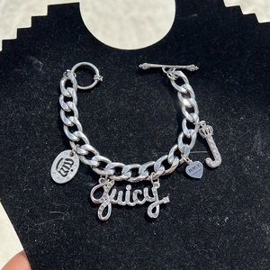 JUICY COUTURE Silver Charm Bracelet